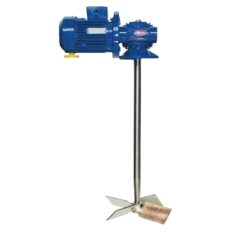 Міксер SEKO MS112M4A09E2200, вал SS316, 900 мм, пропелер 220 мм, 220 В, 0,12 кВт, 200 об/хв фотография