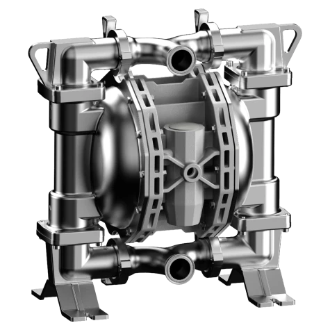 Пневматичний мембранний насос AF0F0400SHTSST3, SS316, HYTREL, PTFE, 20 л/хв, FDA фотография