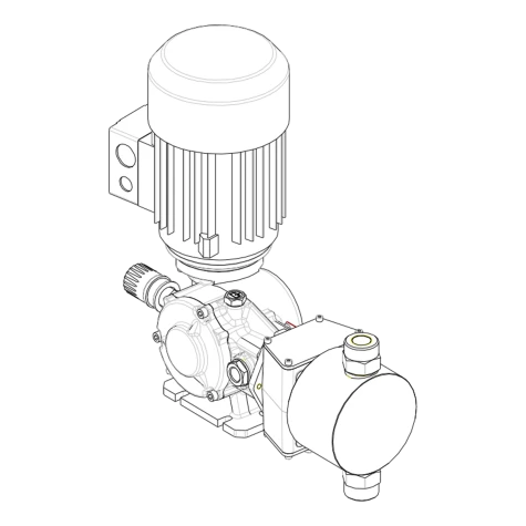  Насос дозуючий SEKO PS2E064C34E4000, 505 л/год, 10 бар, PVC, EPDM фотография №1