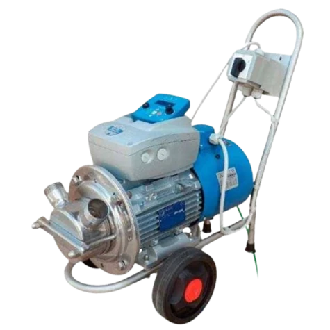 Насос імпелерний AlphaDynamic AD40.1/05/TR WIFI 2,2 kW з частотним перетворювачем, бездротовим управлінням WIFI на возику фотография