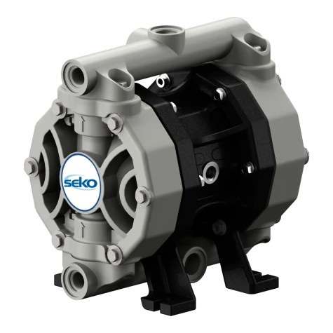 Пневматичний мембранний насос SEKO DUOTEK AF000050PHTTPT1, PP, HYTREL, PTFE, PTFE, 55 л/хв фотография