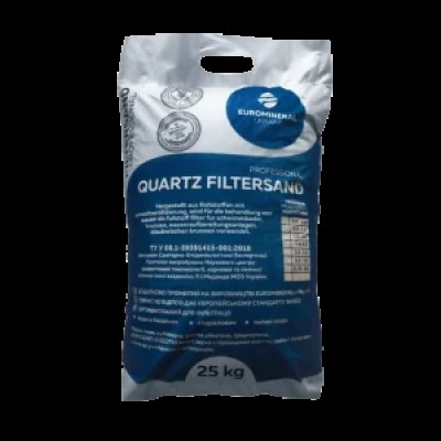 Фракціонний кварцовий пісок 2-5 мм (25 кг мішок) QUARTZ FILTERSAND фотография