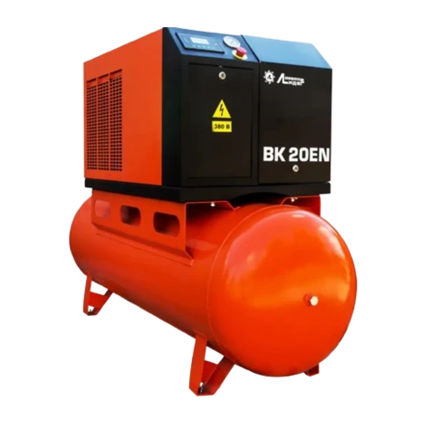 Компресор гвинтовий високого тиску Лідер 20EN-500Д з осушувачем повітря фотография
