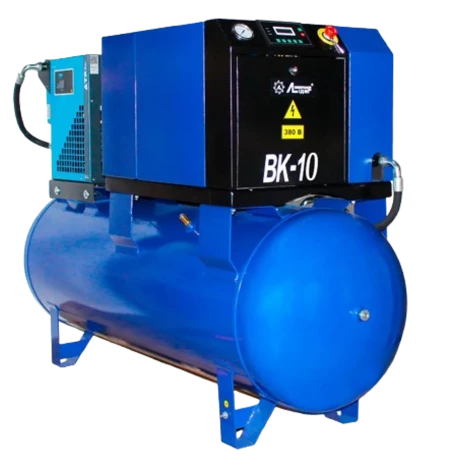 Компресор гвинтовий високого тиску Лідер 10EN-500Д з осушувачем повітря фотография
