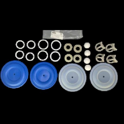 Ремкомплект SEKO DUOTEK KF0400PMTTPT, мембрана SANTOPRENE+PTFE, шарики PTFE, гнезда PP, уплотнение PTFE фотография