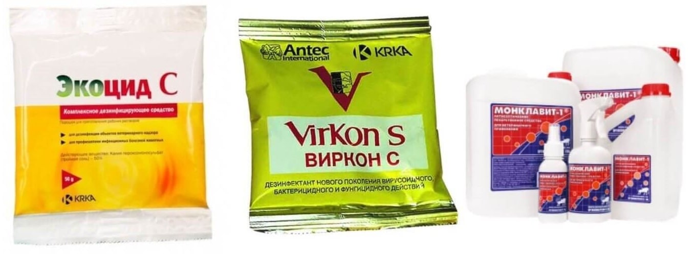 Препарати для дезинфекции курятника
